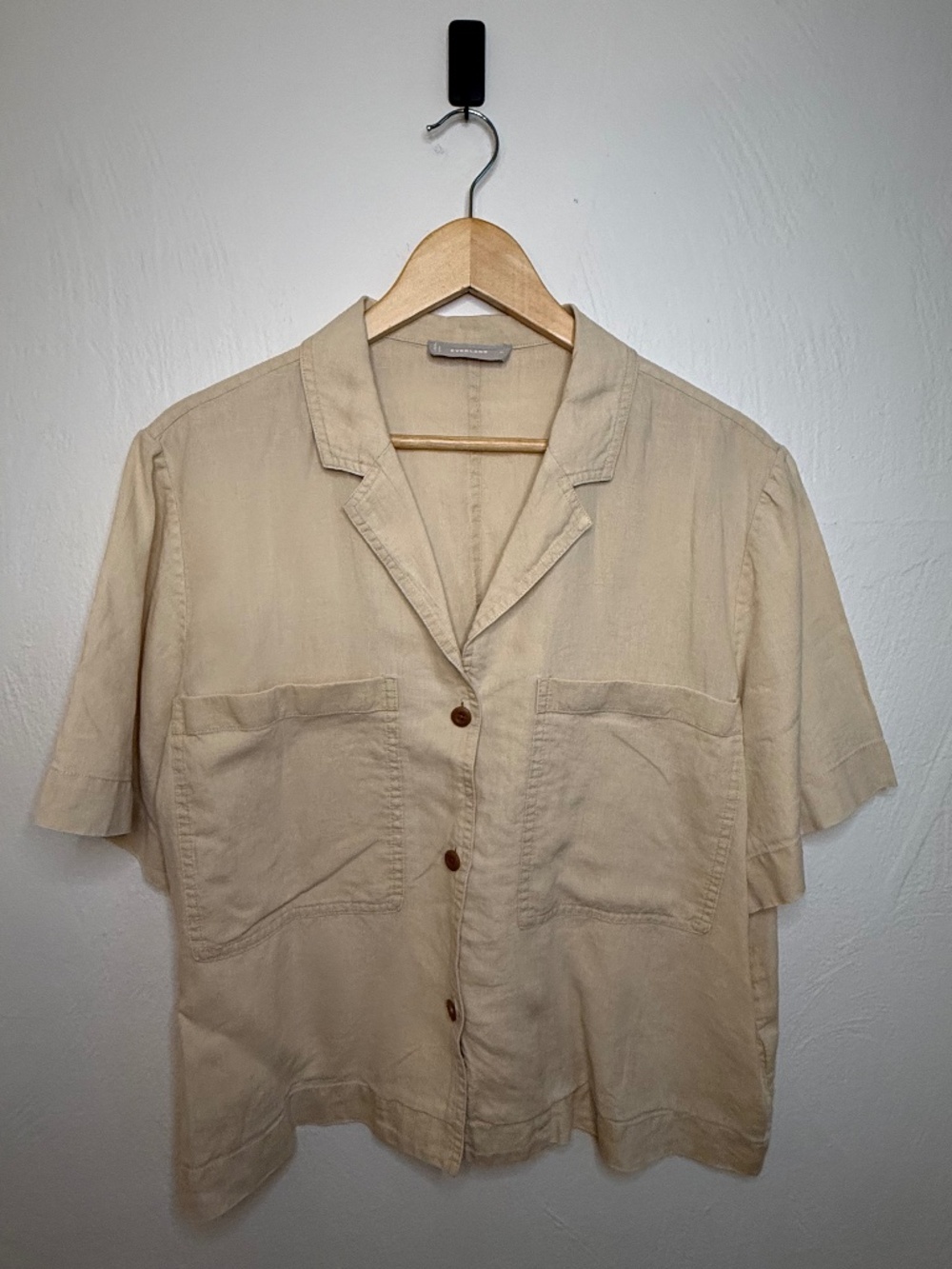 Everlane Warm Khaki Linen Workwear - Picture 2 of 4